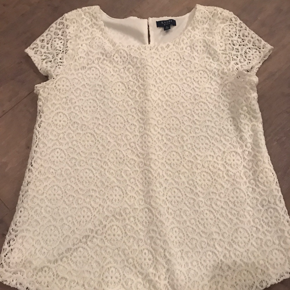 White lace shirt very comfy
